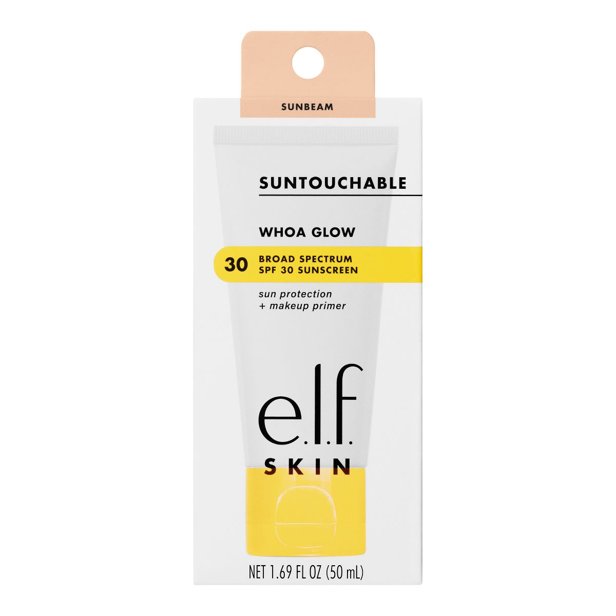 Protector solar y prebase Suntouchable Whoa Glow de elf SKIN - FPS 30 - 50 ml