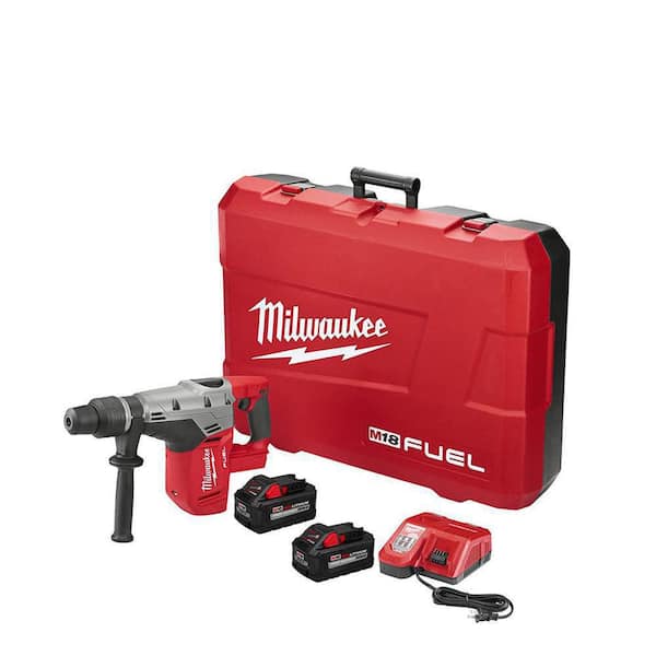M18 FUEL 18V Lithium-Ion Brushless Cordless 1-9/16 in. SDS-Max Rotary Hammer Kit w/ Two 8.0Ah Batteries & Hard Case
