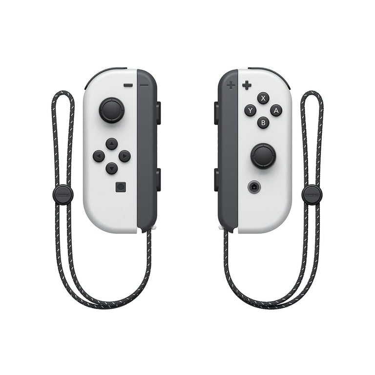 Nintendo Switch OLED Model with 64GB, White, Bundle (Imported Version ) Powever Bundle