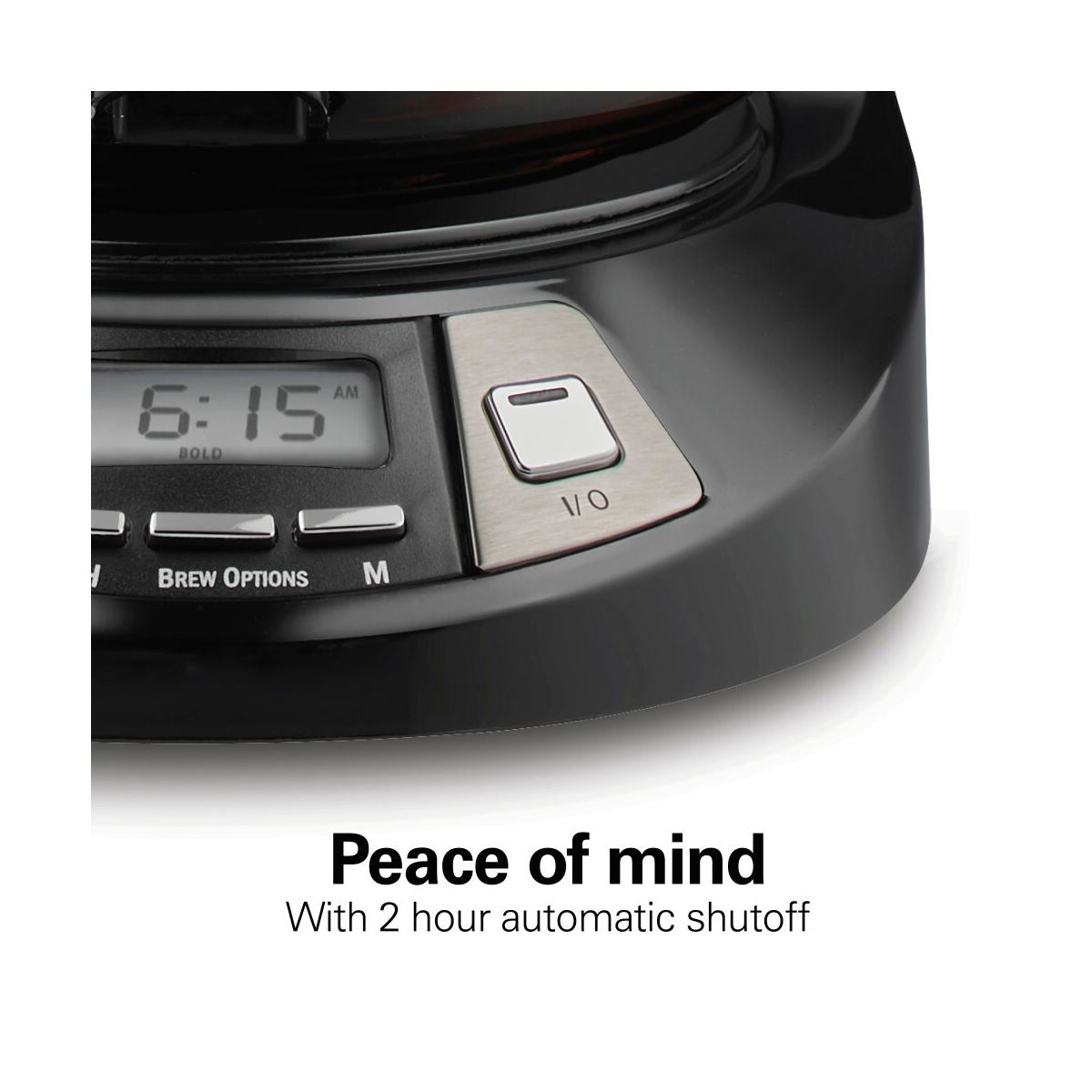 Hamilton Beach 12 Cup Programmable Coffee Maker - Black - 46290: Drip Coffee Machine, Nonstick Hot Plate, Brew Pause