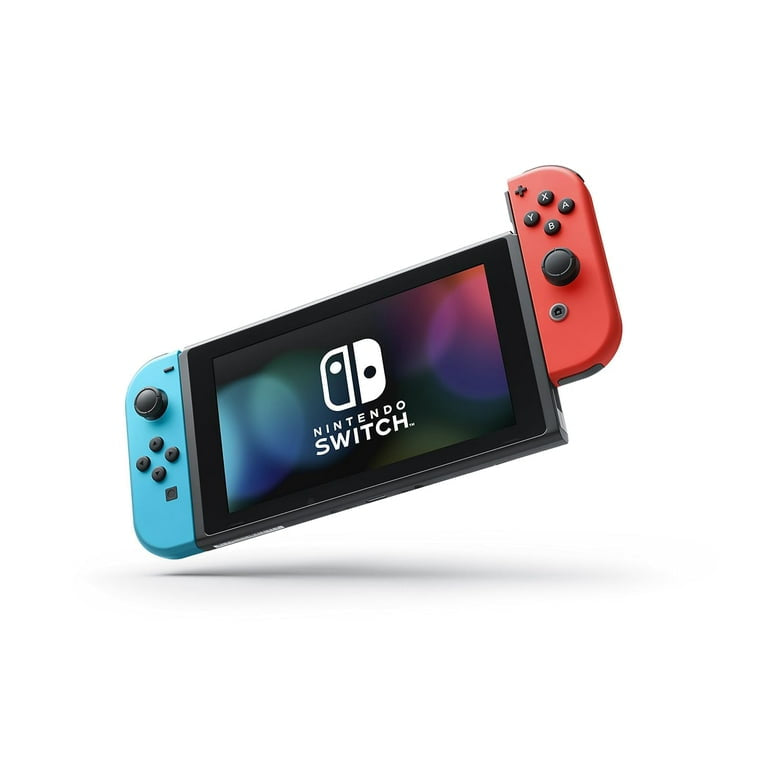 Nintendo Switch - OLED Model with Neon Red & Neon Blue Joy-Con - (UAE Version)