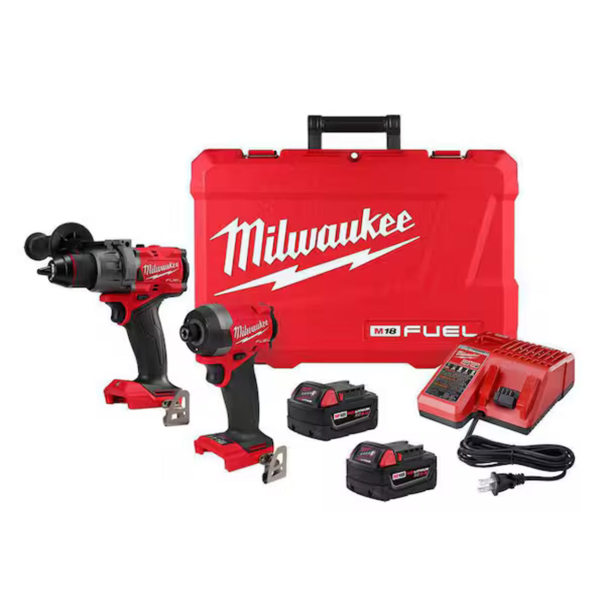M18 FUEL 18V Lithium-Ion Brushless Cordless Hammer Drill and Impact Driver Combo Kit (2-Tool) with 2 Batteries