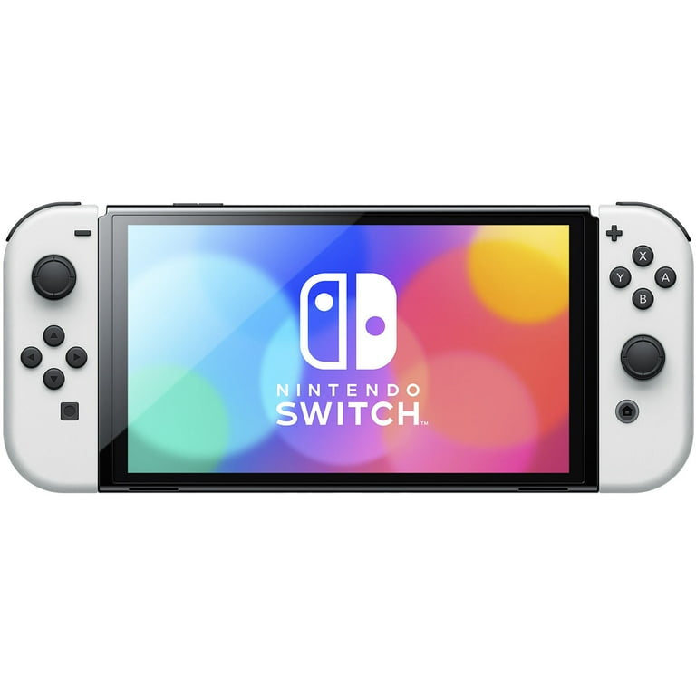 Nintendo Switch OLED White Edition + Mario Kart 8 Deluxe + Sentriq Screen Cleaning Cloth Bundle - Japan Import