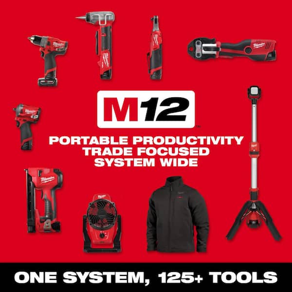 M12 FUEL 12-Volt Lithium-Ion Brushless Cordless Hammer Drill and Impact Driver Combo Kit w/2 Batteries and Bag (2-Tool)