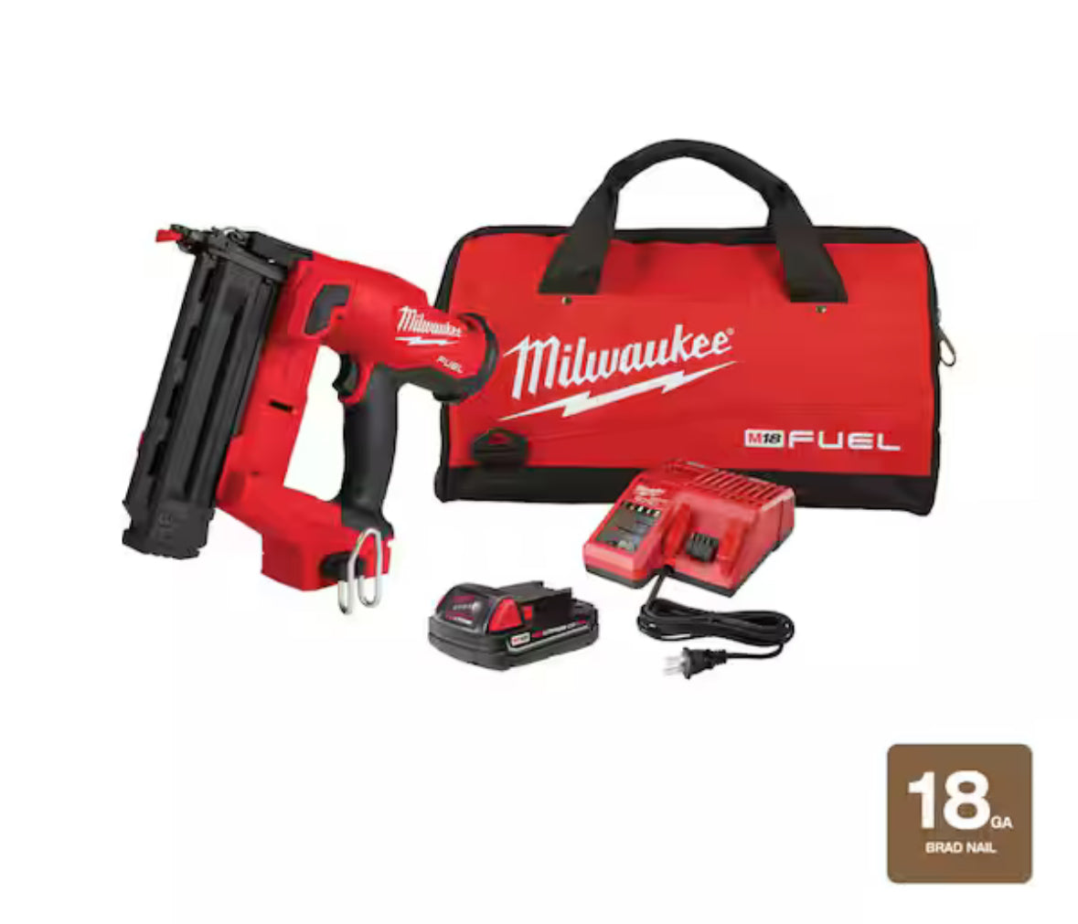 M18 FUEL 18-Volt Lithium-Ion Brushless Cordless Gen II Nailer