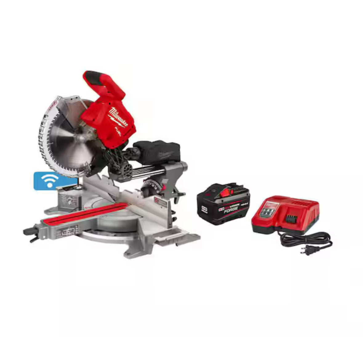 M18 FUEL 18V Lithium-Ion Brushless Cordless Dual Bevel Sliding Compound Miter Saw