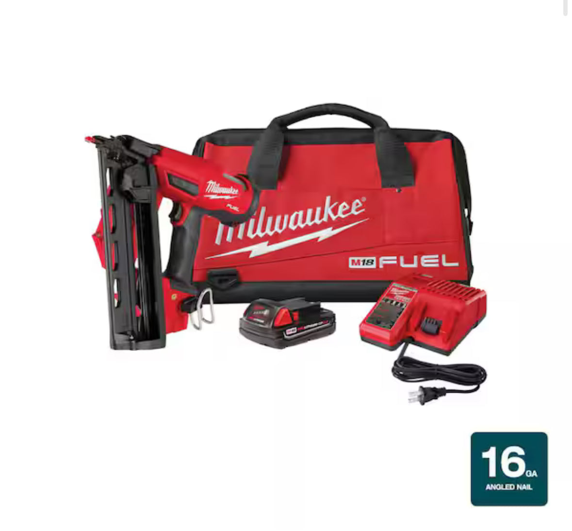 M18 FUEL 18-Volt Lithium-Ion Brushless Cordless Gen II Nailer