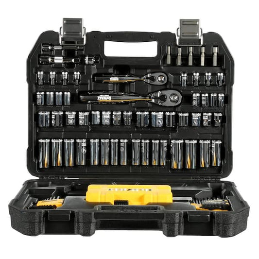 1/4 in. x 3/8 in. Drive Polished Chrome Mechanics Tool Set (108-Piece)
