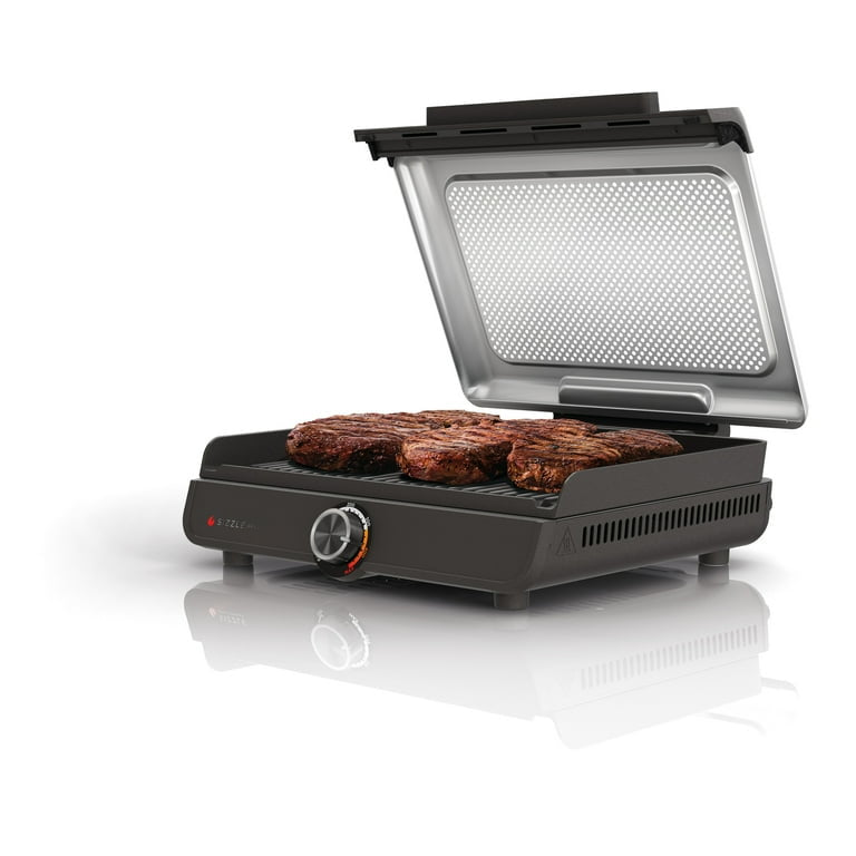 Parrilla de interior Ninja Sizzle con placa antiadherente, GR100 