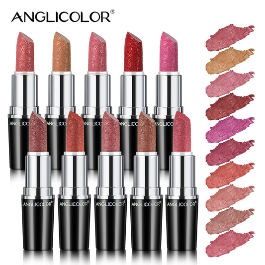 Lápiz labial, brillo labial, resistente al agua, de larga duración, mate, brillante, vegano, para mujer.