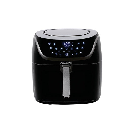 Freidora de aire PowerXL Vortex Pro de 8 cuartos de galón (negra): 1700 W, antiadherente, apta para lavavajillas, apagado automático 