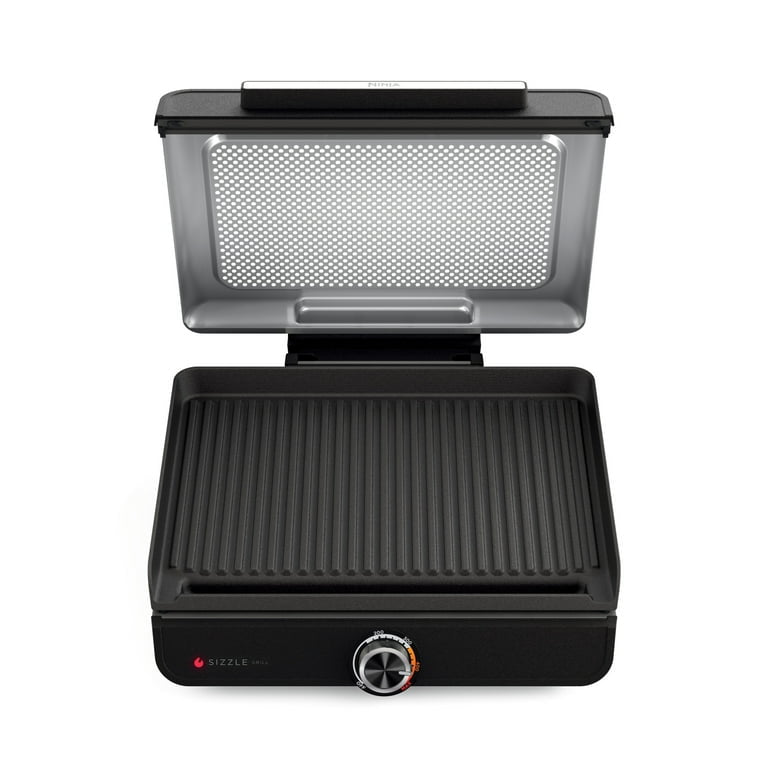 Parrilla de interior Ninja Sizzle con placa antiadherente, GR100 