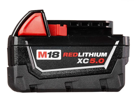 Batería individual Milwaukee 48-11-1850 M18 Redlithium de 5,0 Ah 