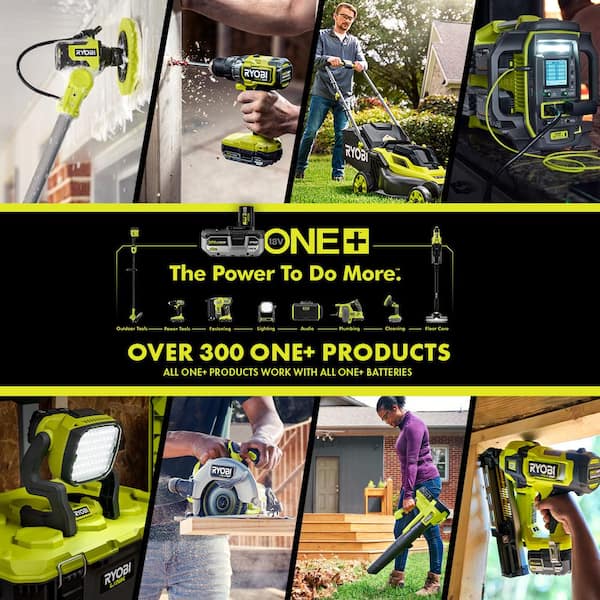 ONE+ 18V Lithium-Ion HIGH PERFORMANCE Starter Kit with 2.0 Ah Battery, (2) 4.0 Ah Batteries, and Charger