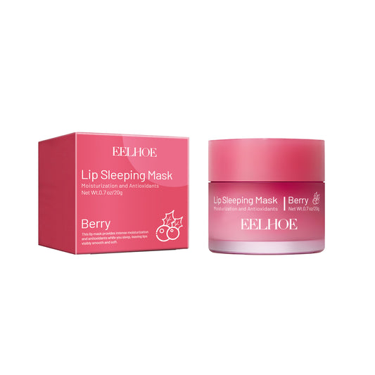 Mascarilla labial hidratante para dormir, exfoliante suave e hidratante, mascarilla labial suave y densa.