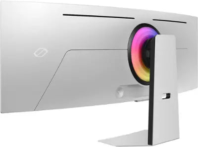 Samsung - Monitor curvo inteligente para juegos Odyssey OLED G9 (G95SC) de 49" DQHD, 240 Hz, 0,03 ms, compatible con G-Sync - Plateado