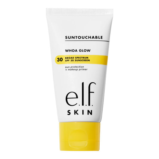 Protector solar y prebase Suntouchable Whoa Glow de elf SKIN - FPS 30 - 50 ml 