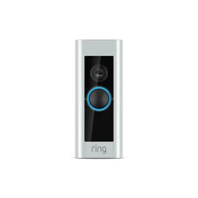 Ring - Wired Doorbell Plus Smart Wi-Fi Video Doorbell - Satin Nickel