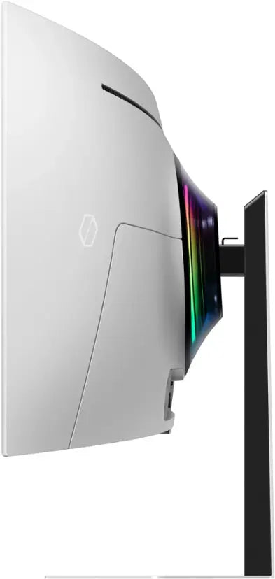Samsung - Monitor curvo inteligente para juegos Odyssey OLED G9 (G95SC) de 49" DQHD, 240 Hz, 0,03 ms, compatible con G-Sync - Plateado