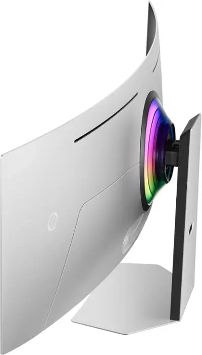 Samsung - Monitor curvo inteligente para juegos Odyssey OLED G9 (G95SC) de 49" DQHD, 240 Hz, 0,03 ms, compatible con G-Sync - Plateado