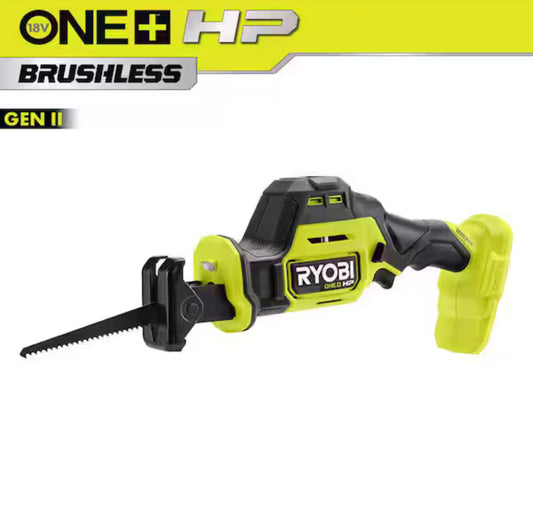 ONE+ HP 18V Brushless Cordless Compact One-Handed Reciprocating Saw Kit with 2.0 Ah Battery and Charger
