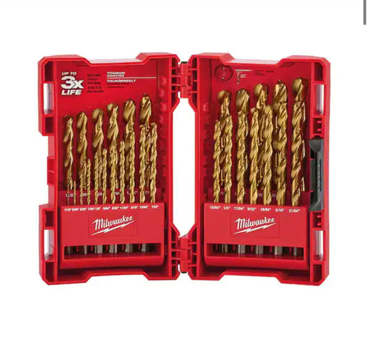 Juego de brocas de titanio de Milwaukee