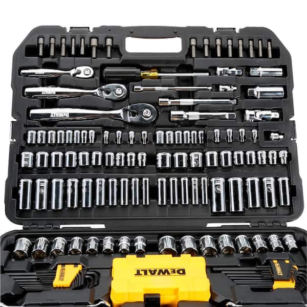 1/4 in., 3/8 in. and ½ in. Drive Polished Chrome Mechanics Tool Set (168-Piece)