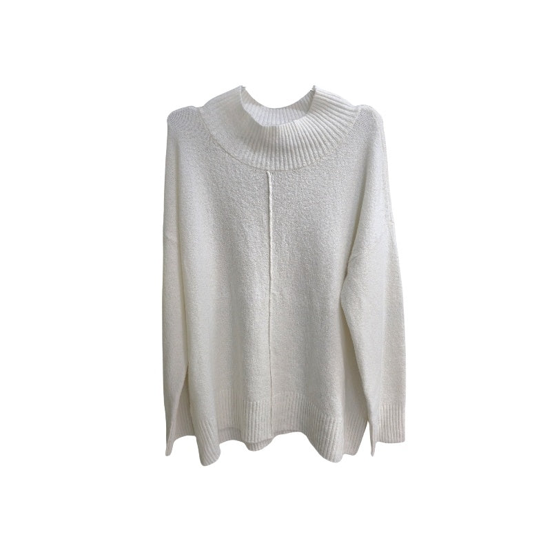 Suéter de cuello alto extragrande, elegante y cálido para mujeres modernas
